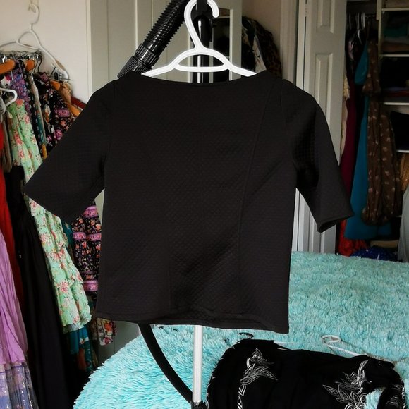 Quilted crop top - Picture 2 of 3